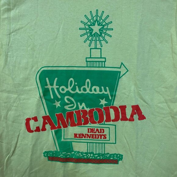Dead Kennedys Holiday in Cambodia Punk Rock Band T-Shirt Small - Picture 2 of 4